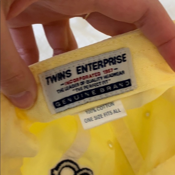 Vintage Red Sox hat yellow small adjustable - Picture 5 of 7